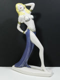 Art Deco Porcelain Dancer Figurine Signed