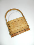 Vintage Hanging Basket Splint Handle