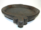 Antique Dough Bowl Hand Carved