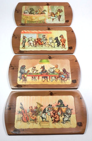 Vintage Dog Tray