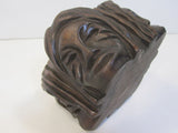 Cigar Ashtray Carved Tribal Face Tiki Hut Decor