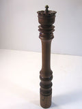 Vintage Wood Pepper Mill Grinder Mid Century Modern