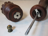 Vintage Wood Pepper Mill Grinder Mid Century Modern