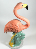Ceramic Pink Flamingo Art Deco 32" Tall