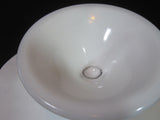 White Milk Glass Pedestal Cake Plate