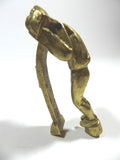 Antique Brass Figural Nutcracker Pillory Medieval Guillotine