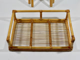 Vintage Bamboo Rattan Table