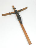 Bronze Jesus Cross Crucifix Signed