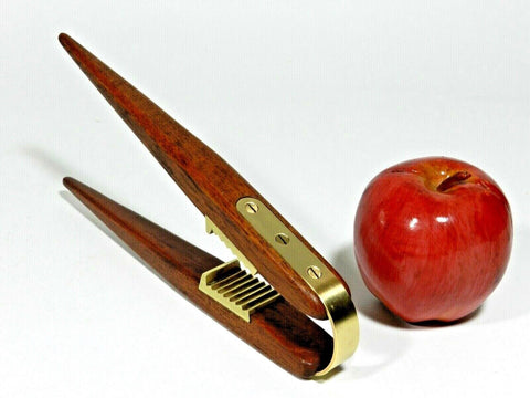 Vintage Nutcracker Brass and Teak Danish Modern