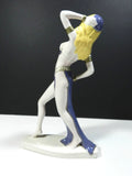 Art Deco Porcelain Dancer Figurine Signed
