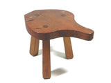 Antique Vintage 3 Legged Wood Milking Stool Pegged Three Leg Wooden milk Stools Seat Man Cave Country Home Cabin Decor Folk Art Farm Barn Furniture Handmade 