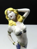 Art Deco Porcelain Dancer Figurine Signed