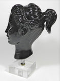 Greek God Woman Sculpture Statue Head
