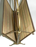 Antique Brass Magazine Rack Holder