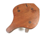 Vintage Wood Milking Stool 3 Legged