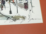 John Haymson New Orleans Signed Watercolor Framed