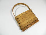 Vintage Hanging Basket Splint Handle