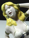Art Deco Porcelain Dancer Figurine Signed
