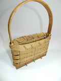 Vintage Hanging Basket Splint Handle