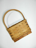 Vintage Hanging Basket Splint Handle