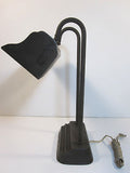 Antique Vintage Industrial Fluorescent Desk Lamp Swivel Lamp Shade Fluorescent Light Bulb Drafting Architectural Industrial Streamline Art Deco PRATT INC. 1887