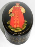 Vintage Russian Lacquer Box Signed