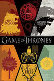 Game Of Thrones Poster HBO Series 24 x 36 Lot Of 4