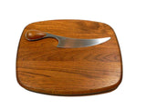 Dansk Teak Tray With Vivianna Torun Hube Knife