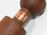 Vintage Mid Century Modern Rolling Pin Wood Wooden Teak