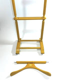 Suit Clothes Valet Butler Caddy Wardrobe Coat Hanger Wood