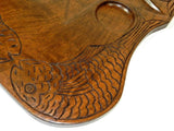Vintage Mid Century Modern Wood Serving Tray