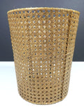 Waste Paper Basket Woven Cane