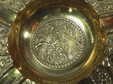 Vintage Incense Oil Burner Lamp India Bronze Brass Ashtray