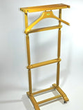 Suit Clothes Valet Butler Caddy Wardrobe Coat Hanger Wood