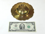 Vintage Incense Oil Burner Lamp India Bronze Brass Ashtray