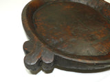 Antique Dough Bowl Hand Carved