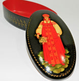 Vintage Russian Lacquer Box Signed