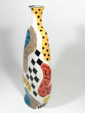 Modern Abstract Ceramic Vase Vessel Signed