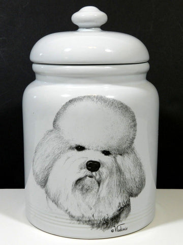 Bichon Frise Cookie Jar Best Of Show 1994 Collectors Edition