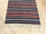 Vintage Kilim Area Rug Carpet Turkish Handwoven Wool