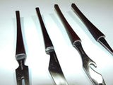 Barware Cocktail Set Bottle Opener Teak Stainless Japan