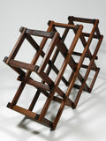Teak Wine Rack Danish Modern