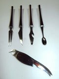 Barware Cocktail Set Bottle Opener Teak Stainless Japan