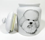 Bichon Frise Cookie Jar Best Of Show 1994 Collectors Edition