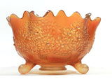 Fenton Iridescent Carnival Glass Bowl Footed