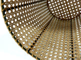 Waste Paper Basket Woven Cane
