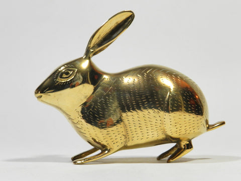 Brass Bunny Vintage Rabbit