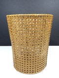 Waste Paper Basket Woven Cane