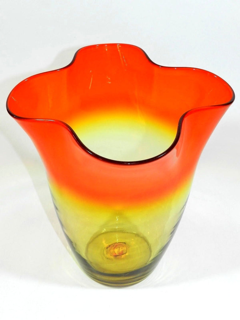 Blenko Art Glass Vase ShopUniquesUnlimited