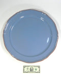 Platter Plate Blue Glazed Pottery